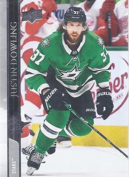 #542 Justin Dowling - Dallas Stars - 2020-21 Upper Deck Hockey