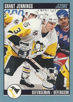 #542 Grant Jennings - Pittsburgh Penguins - 1992-93 Score Canadian Hockey