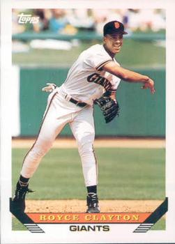 #542 Royce Clayton - San Francisco Giants - 1993 Topps Baseball