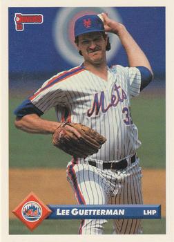 #542 Lee Guetterman - New York Mets - 1993 Donruss Baseball