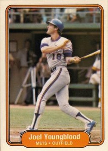 #543 Joel Youngblood - New York Mets - 1982 Fleer Baseball