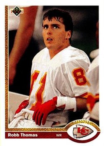 #543 Robb Thomas - Kansas City Chiefs - 1991 Upper Deck Football