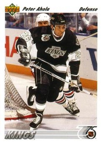#543 Peter Ahola - Los Angeles Kings - 1991-92 Upper Deck Hockey