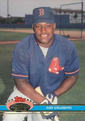 #543 Mo Vaughn - Boston Red Sox - 1991 Stadium Club Baseball