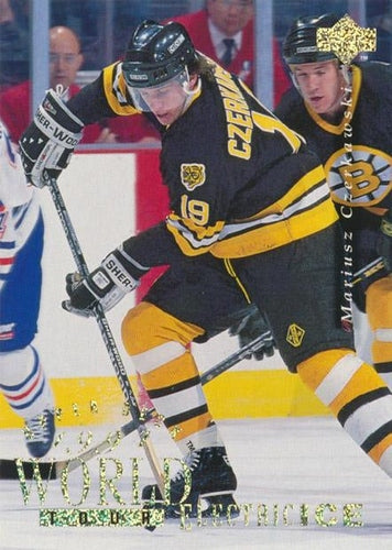 #543 Mariusz Czerkawski - Boston Bruins - 1994-95 Upper Deck Hockey - Electric Ice