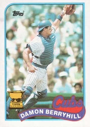 #543 Damon Berryhill - Chicago Cubs - 1989 Topps Baseball