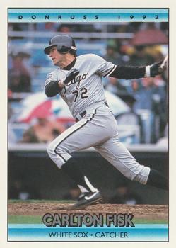 #543 Carlton Fisk - Chicago White Sox - 1992 Donruss Baseball