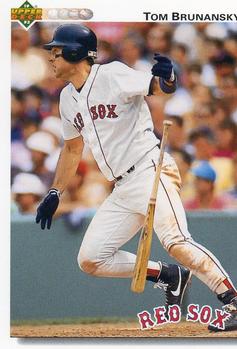 #543 Tom Brunansky - Boston Red Sox - 1992 Upper Deck Baseball