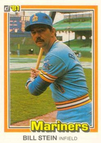 #543 Bill Stein - Seattle Mariners - 1981 Donruss Baseball