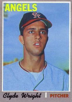 #543 Clyde Wright - California Angels - 1970 Topps Baseball