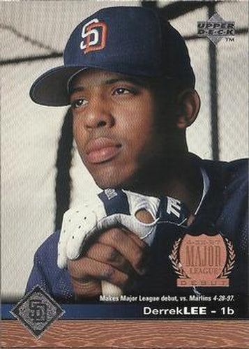 #543 Derrek Lee - San Diego Padres - 1997 Upper Deck Baseball