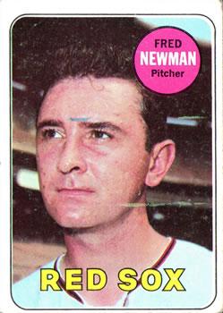 #543 Fred Newman - Boston Red Sox - 1969 Topps Baseball