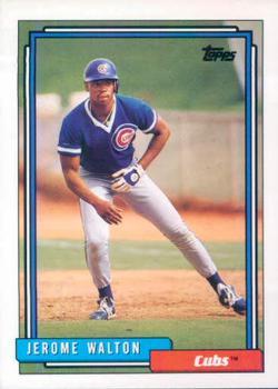 #543 Jerome Walton - Chicago Cubs - 1992 Topps Baseball