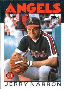 #543 Jerry Narron - California Angels - 1986 Topps Baseball