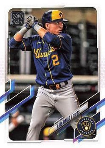 #543 Luis Urias - Milwaukee Brewers - 2021 Topps Baseball