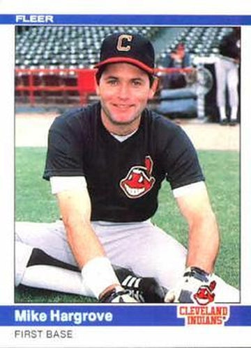 #543 Mike Hargrove - Cleveland Indians - 1984 Fleer Baseball
