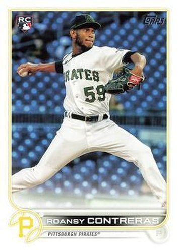 #543 Roansy Contreras - Pittsburgh Pirates - 2022 Topps Baseball