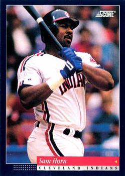 #543 Sam Horn - Cleveland Indians -1994 Score Baseball