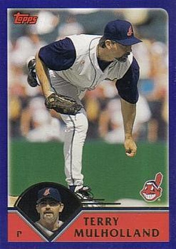 #543 Terry Mulholland - Cleveland Indians - 2003 Topps Baseball