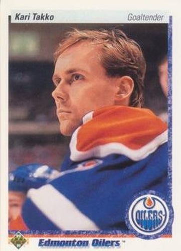 #543 Kari Takko - Edmonton Oilers - 1990-91 Upper Deck Hockey
