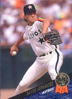 #543 Xavier Hernandez - Houston Astros - 1993 Leaf Baseball