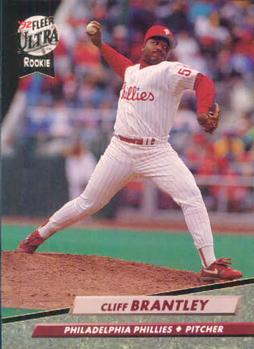 #543 Cliff Brantley - Philadelphia Phillies - 1992 Ultra Baseball