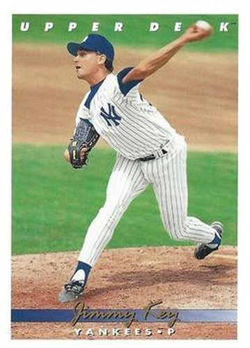 #543 Jimmy Key - New York Yankees - 1993 Upper Deck Baseball
