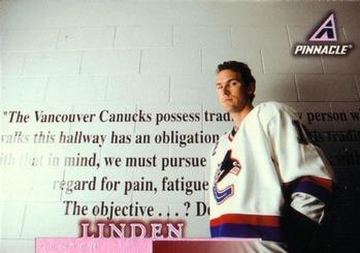 #106 Trevor Linden - Vancouver Canucks - 1997-98 Pinnacle Hockey