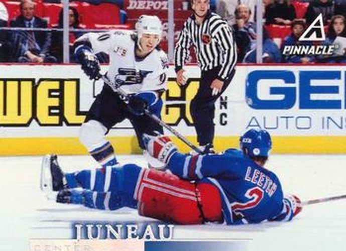 #107 Joe Juneau - Washington Capitals - 1997-98 Pinnacle Hockey