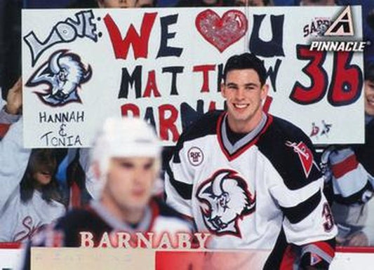 #108 Matthew Barnaby - Buffalo Sabres - 1997-98 Pinnacle Hockey