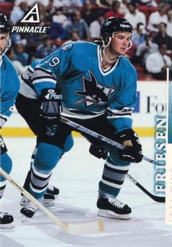 #119 Jeff Friesen - San Jose Sharks - 1997-98 Pinnacle Hockey