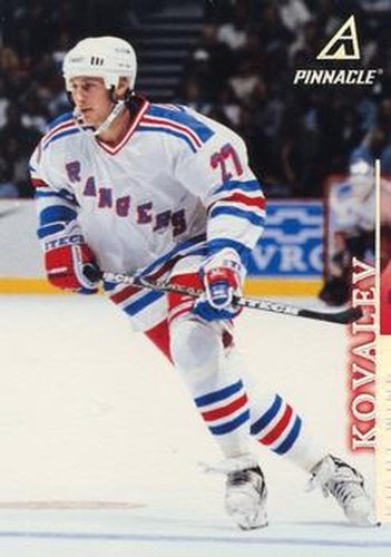#120 Alexei Kovalev - New York Rangers - 1997-98 Pinnacle Hockey