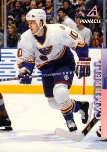 #130 Jim Campbell - St. Louis Blues - 1997-98 Pinnacle Hockey