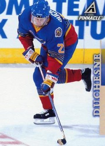 #142 Steve Duchesne - St. Louis Blues - 1997-98 Pinnacle Hockey