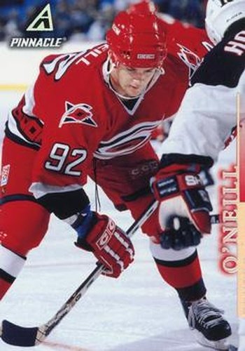 #154 Jeff O'Neill - Carolina Hurricanes - 1997-98 Pinnacle Hockey