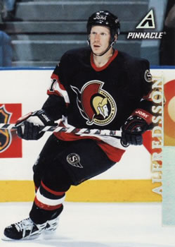#155 Daniel Alfredsson - Ottawa Senators - 1997-98 Pinnacle Hockey