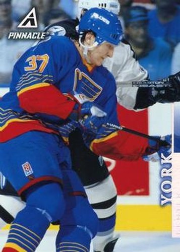 #161 Harry York - St. Louis Blues - 1997-98 Pinnacle Hockey