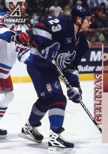 #168 Martin Gelinas - Vancouver Canucks - 1997-98 Pinnacle Hockey