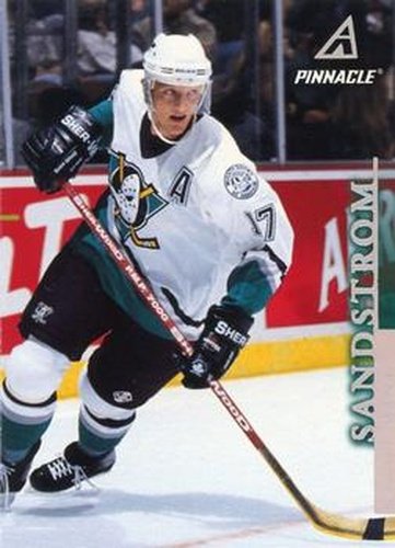 #180 Tomas Sandstrom - Anaheim Mighty Ducks - 1997-98 Pinnacle Hockey