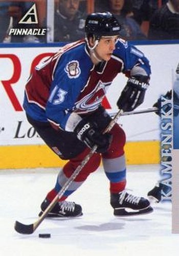 #186 Valeri Kamensky - Colorado Avalanche - 1997-98 Pinnacle Hockey