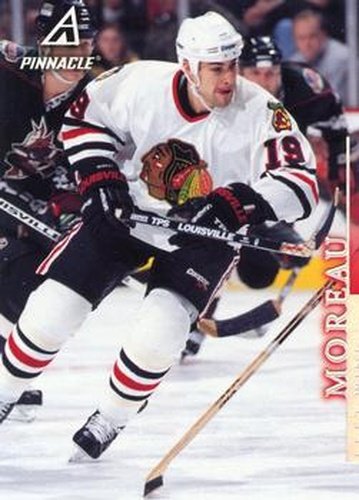 #189 Ethan Moreau - Chicago Blackhawks - 1997-98 Pinnacle Hockey