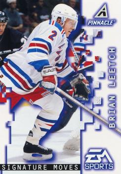 #195 Brian Leetch - New York Rangers - 1997-98 Pinnacle Hockey