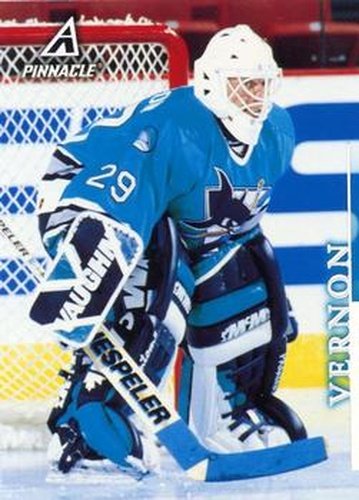 #36 Mike Vernon - San Jose Sharks - 1997-98 Pinnacle Hockey