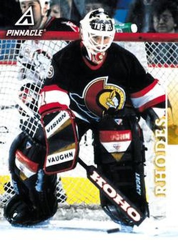 #44 Damian Rhodes - Ottawa Senators - 1997-98 Pinnacle Hockey