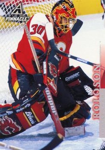 #87 Dwayne Roloson - Calgary Flames - 1997-98 Pinnacle Hockey