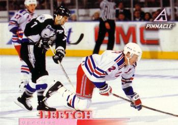 #92 Brian Leetch - New York Rangers - 1997-98 Pinnacle Hockey