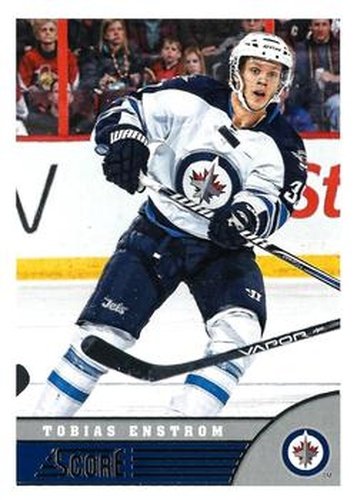 #544 Tobias Enstrom - Winnipeg Jets - 2013-14 Score Hockey