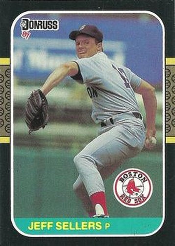 #544 Jeff Sellers - Boston Red Sox - 1987 Donruss Baseball