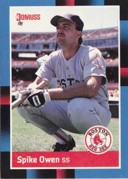 #544 Spike Owen - Boston Red Sox - 1988 Donruss Baseball