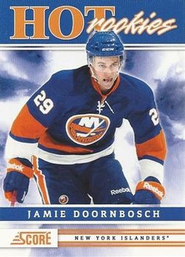 #544 Jamie Doornbosch - New York Islanders - 2011-12 Score Hockey